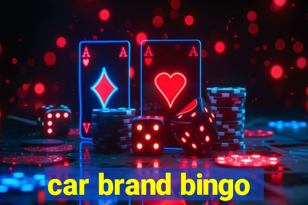 car brand bingo